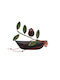Handmade Lucky Charm Boat Ceramic 9x10cm 1pcs