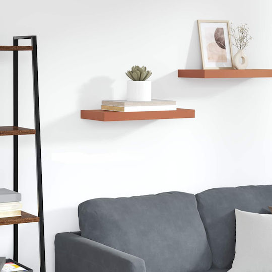 Wall Shelf Red 50x23x4cm