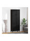 Bookcase Highboard Black Oak (2 pcs) 69.5x34x180 cm