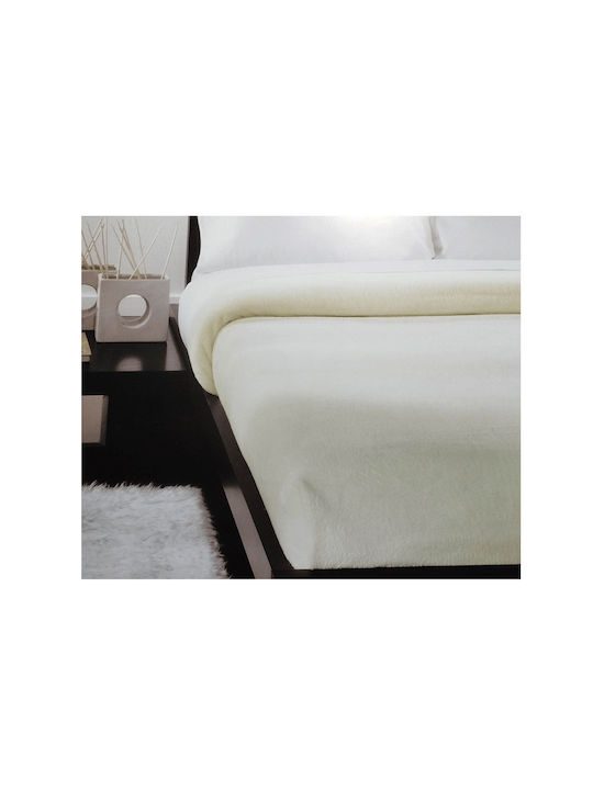 Manterol Casa Chic Colour 001 Blanket Spanish Fleece Single 170x230cm