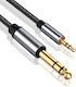 3.5mm Male To 3.5mm Male Black 1m Audio Cable With Gold Plated Terminals Stereo