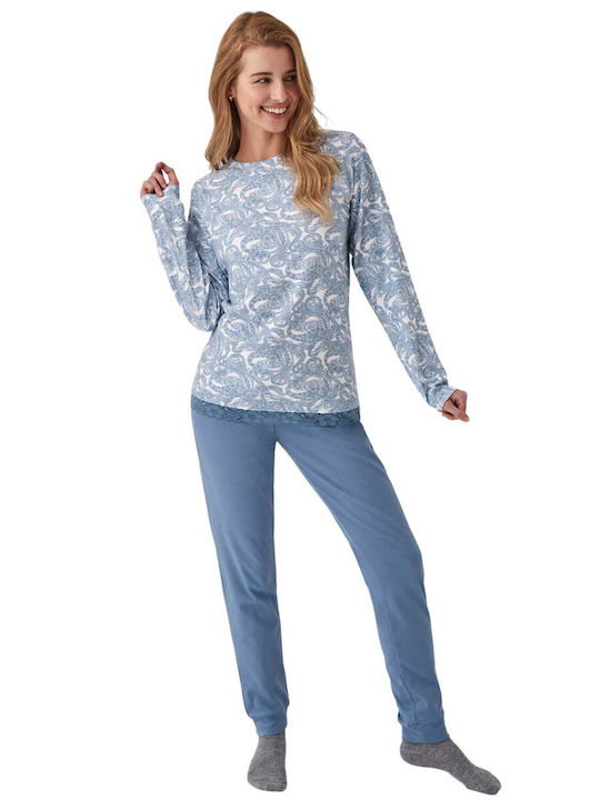 Promise Winter Women's Pyjama Set Marino