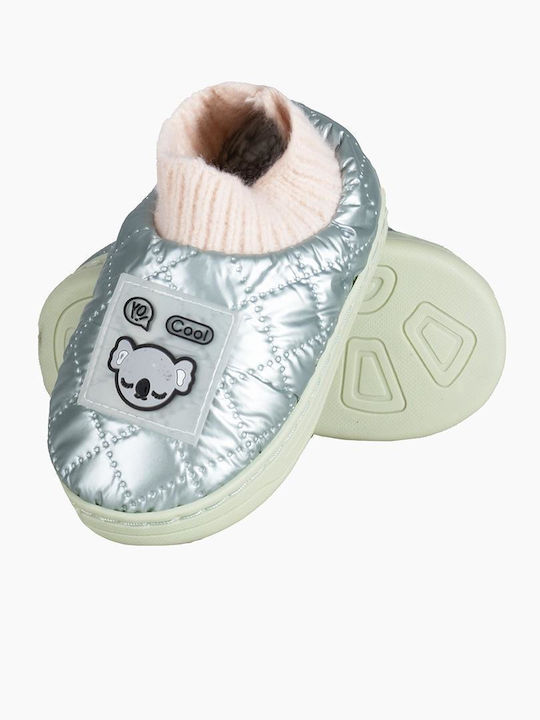 The Shoemart Kids Slippers Silver