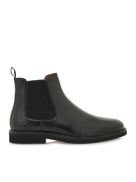 Renato Garini Leather Black Men's Boots