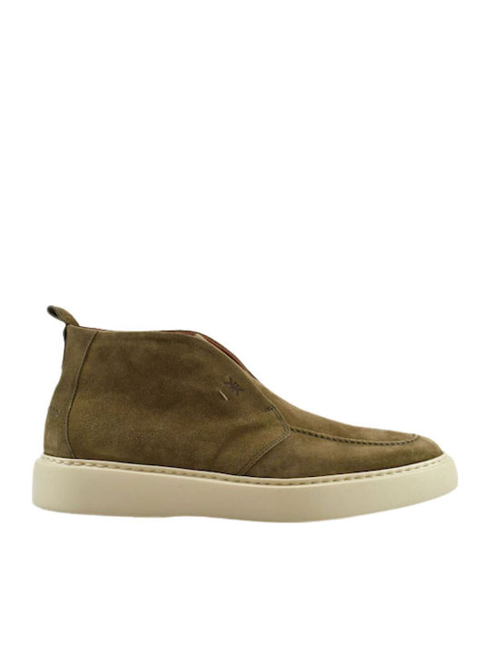 Kricket Suede Πράσινα Ανδρικά Μποτάκια