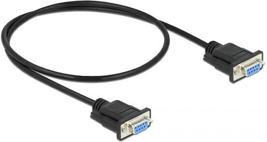 Serielles PS/2-Kabel Delock Serial Nullmodem D-sub9 0,5m F St-Gehäuse