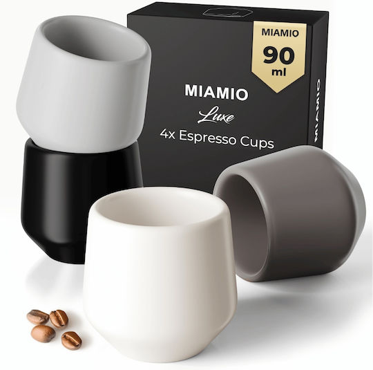 Miamio Set Tassen Espresso 4Stücke Miamio Set Tassen Espresso 4Stücke