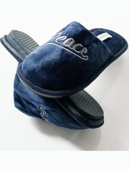 The Shoemart Kinderhausschuhe Blau