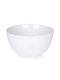 Excellent Houseware Serving Bowl Round made of Porcelain White with Diameter 15.5cm