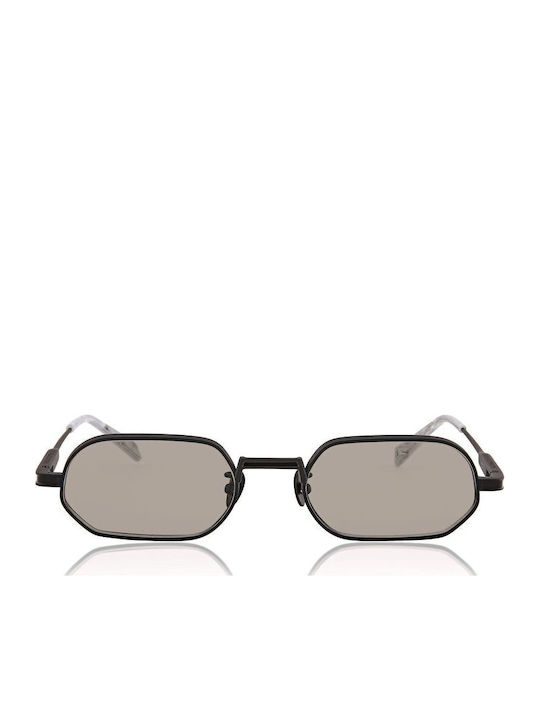 Oscar & Frank Herren Sonnenbrille mit Schwarz Metall Gestell und Schwarz Linse 499881