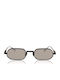 Oscar & Frank Herren Sonnenbrille mit Schwarz Metall Gestell und Schwarz Linse 499881