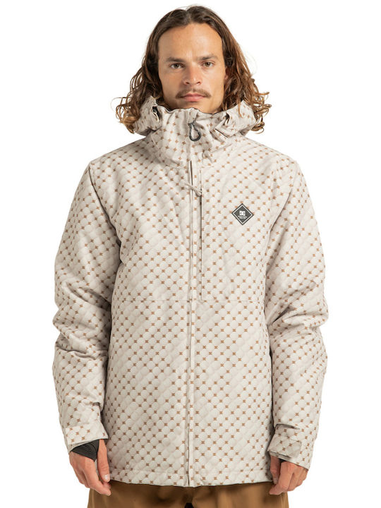 DC Basis Men's Ski & Snowboard Jacket Beige ADYTJ03097-TEN4