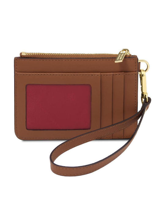 Tuscany Leather Дамско Портмоне Карти Тютюнев