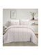 Olia Home Σετ Σεντόνια Υπέρδιπλα με Λάστιχο 160x200+35εκ. Ροζ (4τμχ)