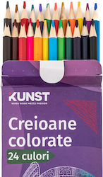 Set De Creioane Colorate Multicolore 24 Bucăți