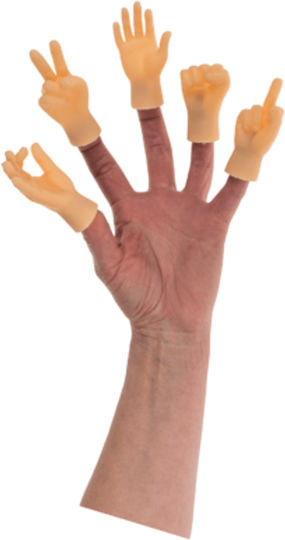 Finger Puppet Hand Gestures Ca 6-8 Cm