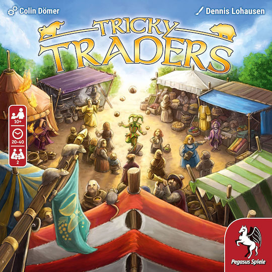 Επιτραπέζιο Παιχνίδι Tricky Traders για 2 Παίκτες 10+ Ετών (EN) Pegasus Spiele