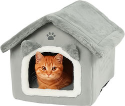 Dog Cat House Zola Non-slip Base Polyester 39 X 38 X 35 Cm Gray