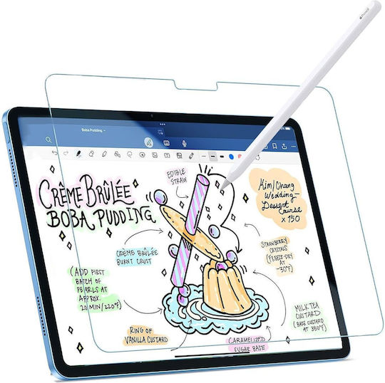 Folie Tempered Glass Handwriting Pentru Apple iPad 11 A16 2025 10.9 Inch Textură Hârtie Pentru Scris Desen