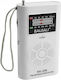 PR-206 Mini Radio Battery White