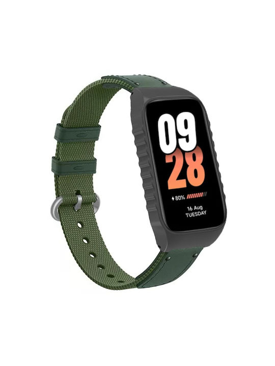 Armband Stoff Grün (Intelligenter Band 8 Active)