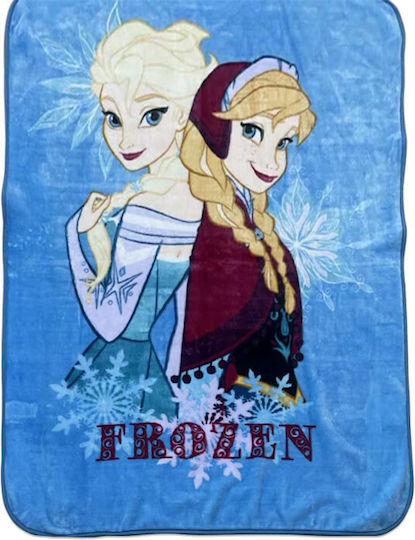 Pătură Catifea Frozen Albastră 220x160cm
