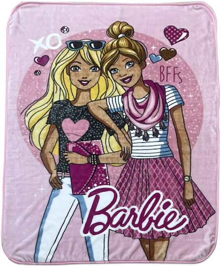 Velvet Barbie Pink Blanket 220x160cm