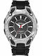Tekday Men's Watch Battery with Black Rubber Strap