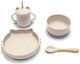 Lorelli Set Essgeschirr aus Silikon Beige 4Stück