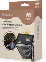 Sipo Autofenster-Sonnenblende Schwarz Sipo