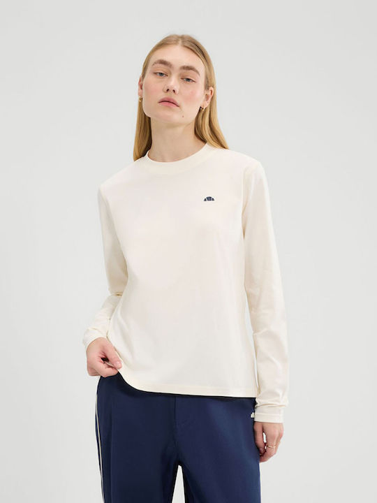 Antoine Summer Women's Cotton Blouse Long Sleeve Ecru