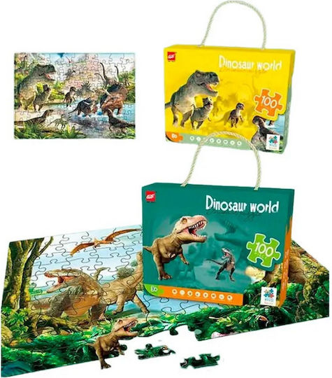 Kids Puzzle Dinosaur World for 3+ Years