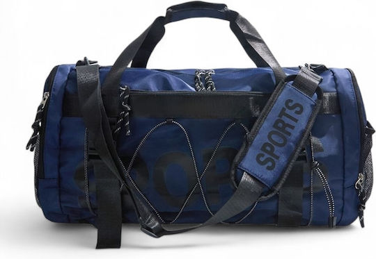 Playful Bags Σακ Βουαγιάζ Μπλε Υφασμάτινο Μ60xΠ26xΥ30εκ.