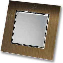 Lineme Recessed Wall Switch Single with Frame A...
