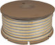 Eurospot Waterproof LED Strip 220V Warm White Light 5m COB Type