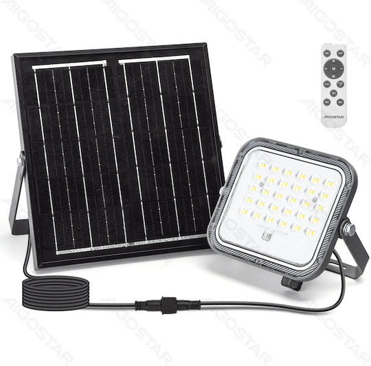 Aigostar Ηλιακός Προβολέας LED 50W με Τηλεχειριστήριο