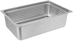 Gastronorm Pfanne 1/1 15 cm Durchlöchert Ινοχ Gastronorm Pfanne 1/1 15 cm Durchlöchert Ινοχ