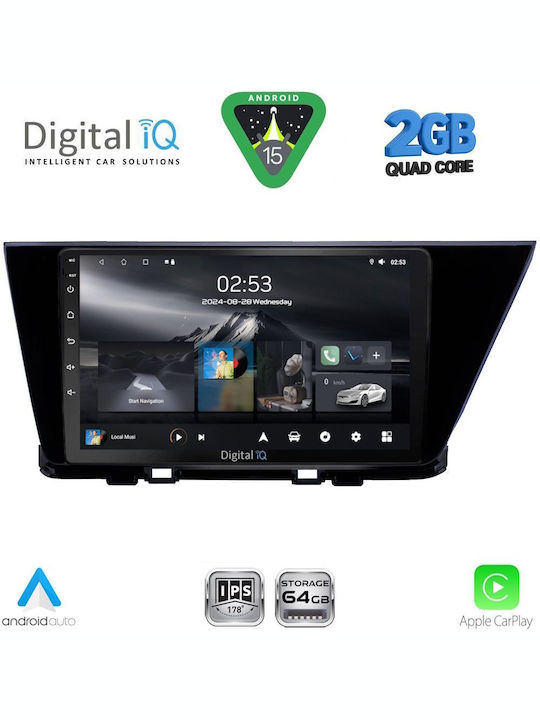 Digital IQ Car Audio System for Kia Niro 2017-2021 (Bluetooth/USB/WiFi/GPS/Apple-Carplay/Android-Auto) with Touch Screen 9"
