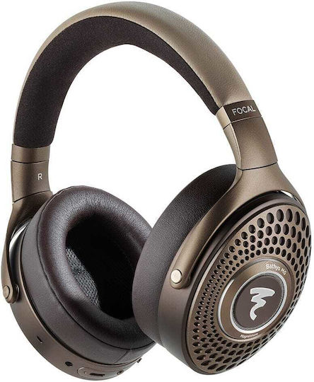 Focal Bathys MG Bluetooth Wireless Over Ear Headphones with 30 hours of Operation and Quick Charge Gold