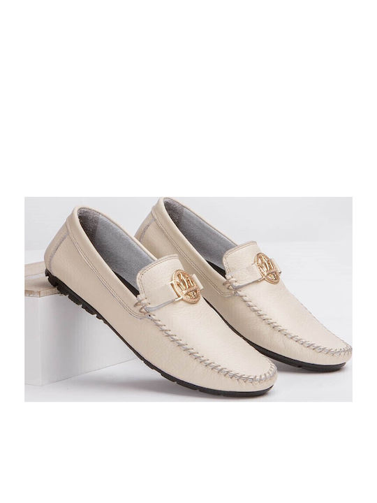 Mocasini barbati in Bej Culori