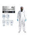 Chemsplash Delta 67 Safety Coverall Type 5B 6B White Style No 2792 XL