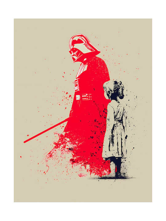 Poster Star Wars Darth Vader Banksy Art Mv304 21cm X 30cm