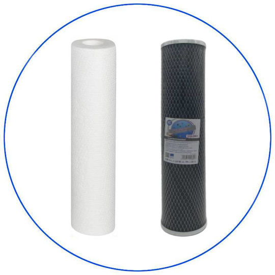 Aqua Filter Water Filter Replacement Central Water Filtration System / for Faucet / Reverse Osmosis (RO) made of Activated Carbon 10" 5 μm