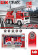 Blue Toys Количка Пожарна Кола Пулбек