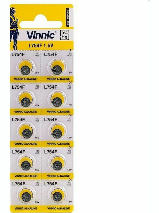 Vinnic Αλκαλικές Μπαταρίες Ρολογιών 1.5V 10τμχ