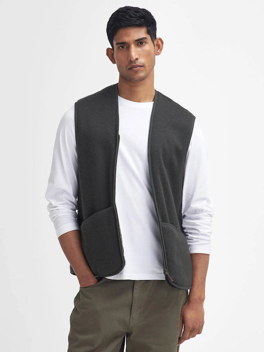 Barbour Sleeveless Jacket Puffer Khaki