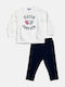 Kinder Sweatpants Set - Jogginganzug Ecru