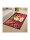 SpitiBazaar Teppich Rechteckig Synthetisch,Polyester/Cotton/Leather Red
