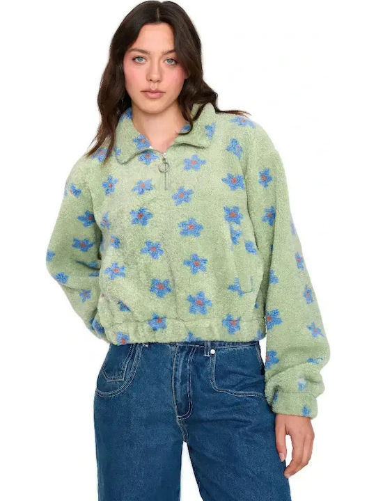24 Colours Winterlich Damen Bluse Green
