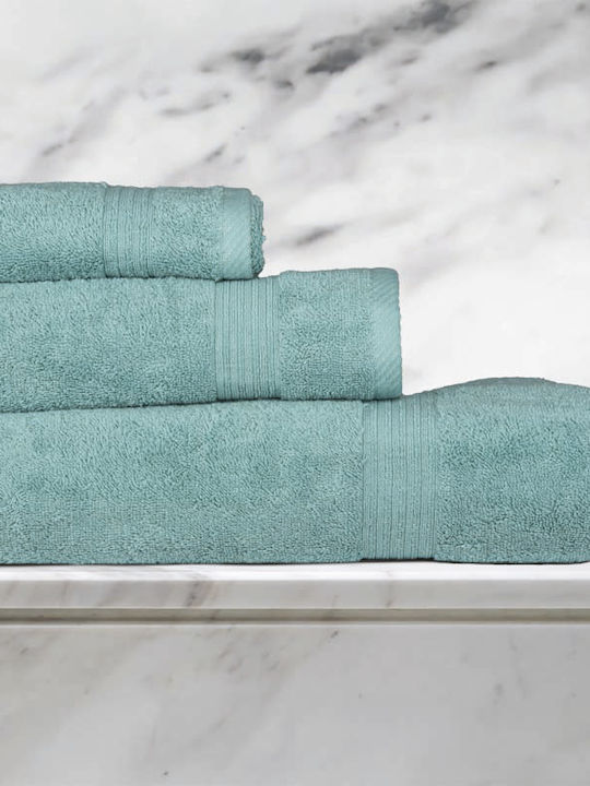 Epavlis Homeware Комплект Кърпи за Баня 3бр Петрол